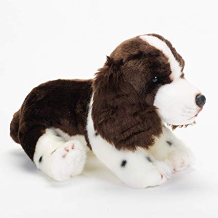 Playful Large Springer Spaniel Dog Children's Plush Stuffed Animal Toy